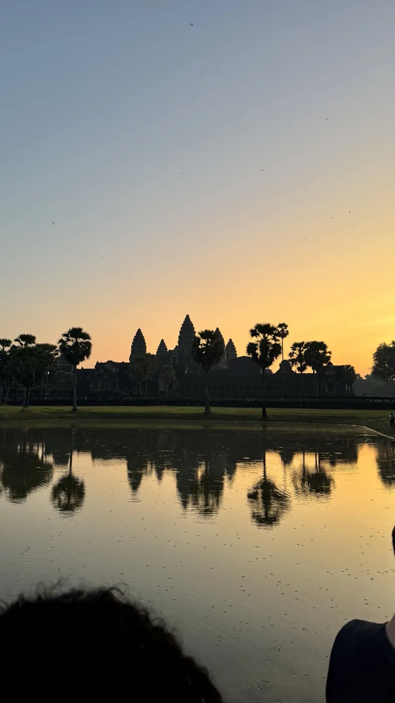 Angkor temples at sunrise